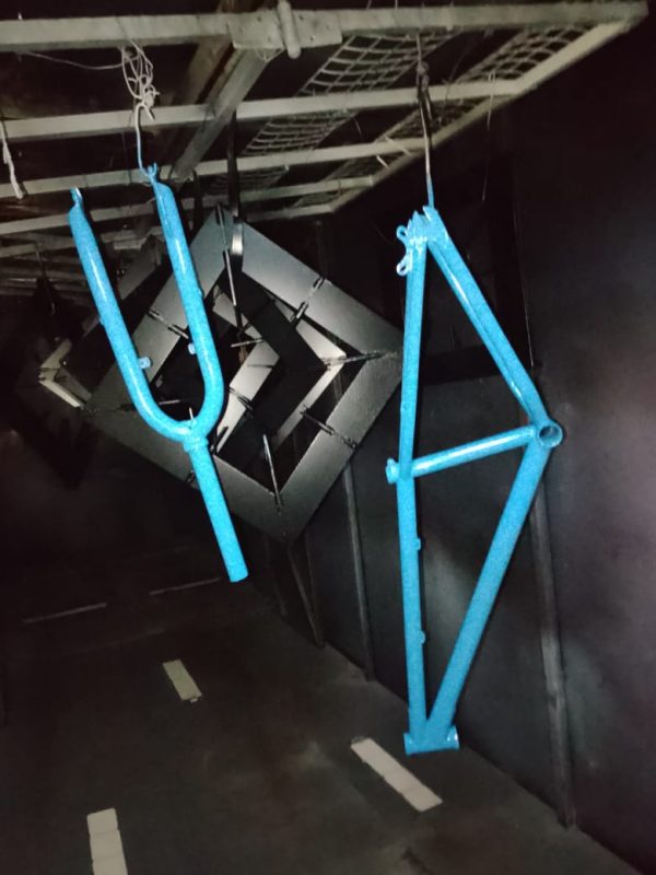 Rangka Sepeda di cat Powder Coating